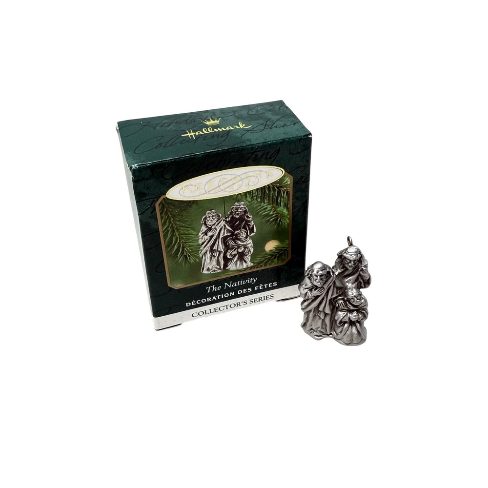 Hallmark‎ Keepsake Ornament The Nativity Fine Pewter 2000 Collector Series